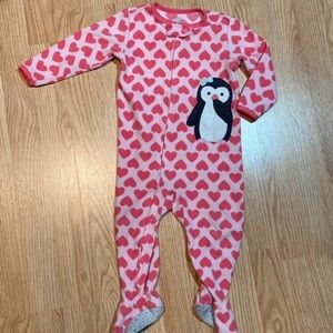 Carters fleece footed pajamas 18 months‎
